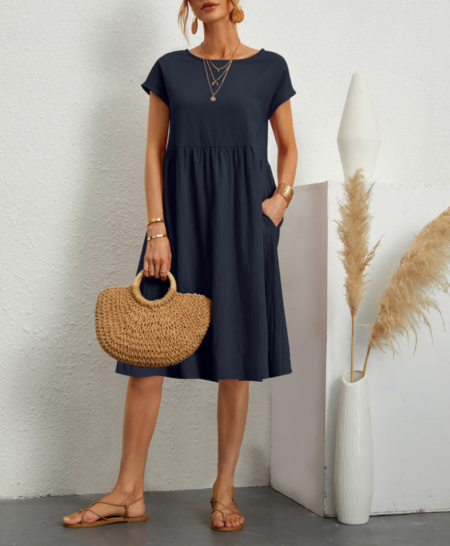 Robe d'Été à Poches - Élégance et Fonctionnalité