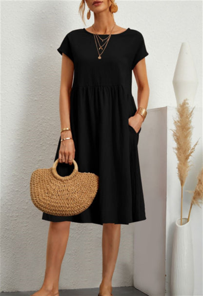 Robe d'Été à Poches - Élégance et Fonctionnalité