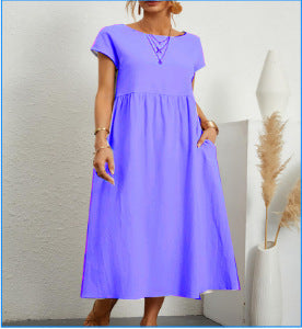 Robe d'Été à Poches - Élégance et Fonctionnalité