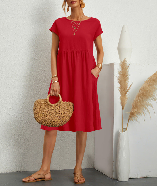 Robe d'Été à Poches - Élégance et Fonctionnalité