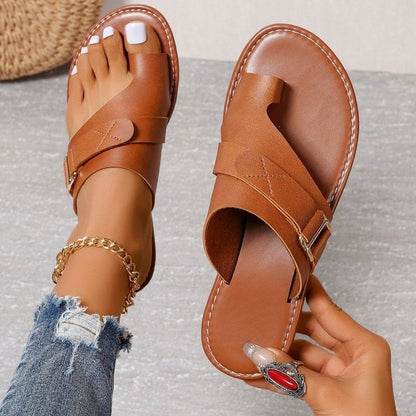 Chaussons Plats Femme