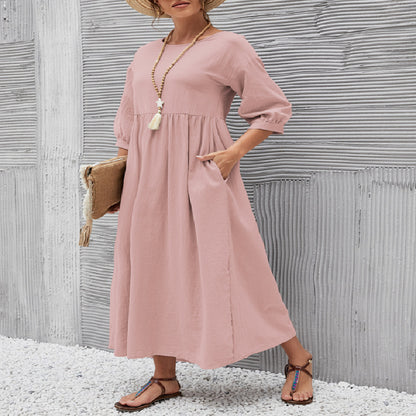 Robe d'Été à Poches - Élégance et Fonctionnalité