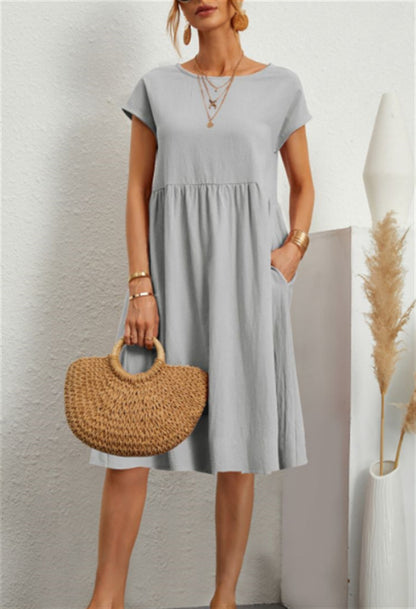 Robe d'Été à Poches - Élégance et Fonctionnalité