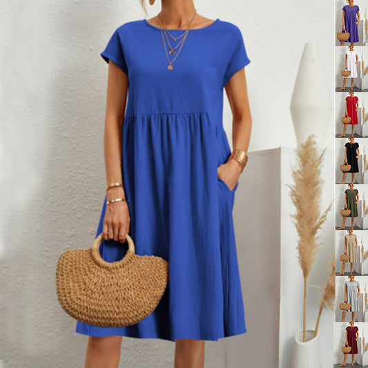 Robe d'Été à Poches - Élégance et Fonctionnalité