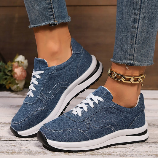 Chaussures Sportives Respirantes à Plateforme pour Femme