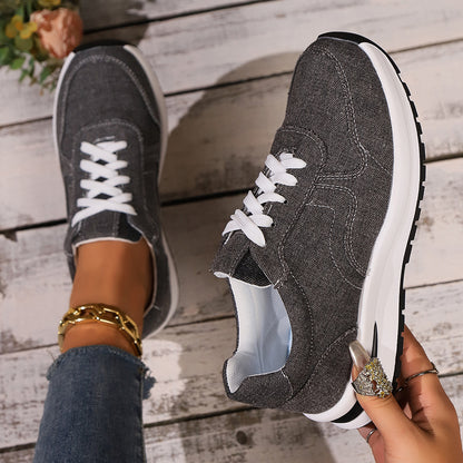 Chaussures Sportives Respirantes à Plateforme pour Femme